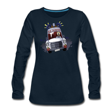 Load image into Gallery viewer, Ice Scream Long-Sleeve T-Shirt (Womens) - deep navy
