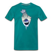 Load image into Gallery viewer, Rod Melting T-Shirt (Mens) - teal
