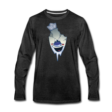 Load image into Gallery viewer, Rod Melting Long-Sleeve T-Shirt (Mens) - charcoal gray
