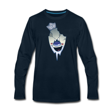 Load image into Gallery viewer, Rod Melting Long-Sleeve T-Shirt (Mens) - deep navy

