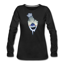 Load image into Gallery viewer, Rod Melting Long-Sleeve T-Shirt (Womens) - black
