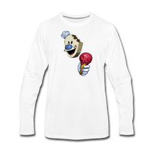 Load image into Gallery viewer, The Ice Scream Man Long-Sleeve T-Shirt (Mens) - white
