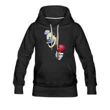 Load image into Gallery viewer, The Ice Scream Man Hoodie (Womens) - black
