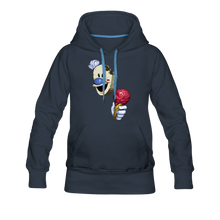 Load image into Gallery viewer, The Ice Scream Man Hoodie (Womens) - navy
