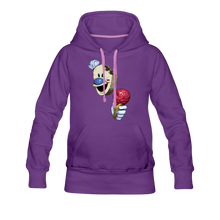 Load image into Gallery viewer, The Ice Scream Man Hoodie (Womens) - purple
