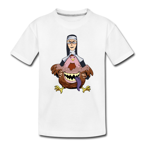 Evil Nun Gummy T-Shirt - white