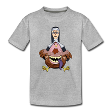 Load image into Gallery viewer, Evil Nun Gummy T-Shirt - heather gray
