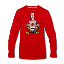 Load image into Gallery viewer, Evil Nun Gummy Long-Sleeve T-Shirt (Mens) - red

