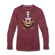 Load image into Gallery viewer, Evil Nun Gummy Long-Sleeve T-Shirt (Mens) - heather burgundy
