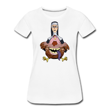 Load image into Gallery viewer, Evil Nun Gummy T-Shirt (Womens) - white

