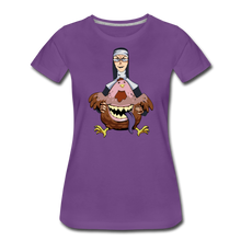 Load image into Gallery viewer, Evil Nun Gummy T-Shirt (Womens) - purple
