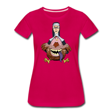 Load image into Gallery viewer, Evil Nun Gummy T-Shirt (Womens) - dark pink
