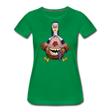 Load image into Gallery viewer, Evil Nun Gummy T-Shirt (Womens) - kelly green
