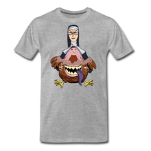 Load image into Gallery viewer, Evil Nun Gummy T-Shirt (Mens) - heather gray
