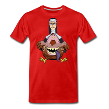 Load image into Gallery viewer, Evil Nun Gummy T-Shirt (Mens) - red
