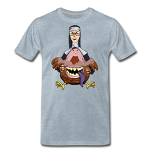 Load image into Gallery viewer, Evil Nun Gummy T-Shirt (Mens) - heather ice blue
