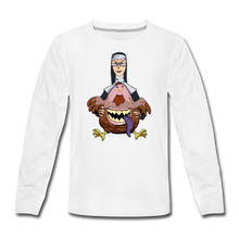 Load image into Gallery viewer, Evil Nun Gummy Long-Sleeve T-Shirt - white
