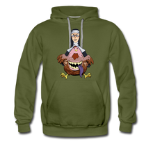 Load image into Gallery viewer, Evil Nun Gummy Hoodie (Mens) - olive green
