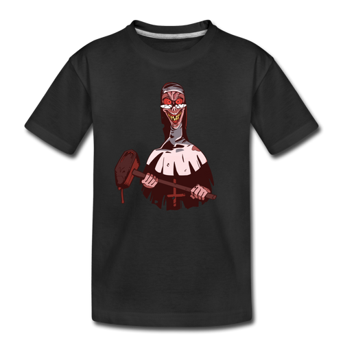 Evil Nun Hammer T-Shirt - black