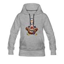 Load image into Gallery viewer, Evil Nun Gummy Hoodie (Womens) - heather gray
