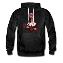 Load image into Gallery viewer, Evil Nun Hammer Hoodie (Mens) - charcoal gray
