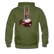 Load image into Gallery viewer, Evil Nun Hammer Hoodie (Mens) - olive green
