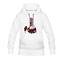 Load image into Gallery viewer, Evil Nun Hammer Hoodie (Womens) - white
