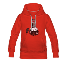 Load image into Gallery viewer, Evil Nun Hammer Hoodie (Womens) - red
