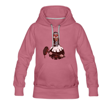 Load image into Gallery viewer, Evil Nun Hammer Hoodie (Womens) - mauve
