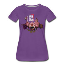 Load image into Gallery viewer, Evil Nun Mutant Chickens T-Shirt (Womens) - purple
