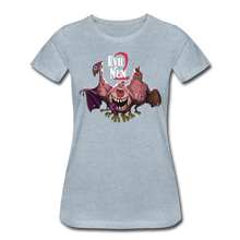 Load image into Gallery viewer, Evil Nun Mutant Chickens T-Shirt (Womens) - heather ice blue
