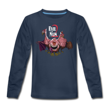 Load image into Gallery viewer, Evil Nun Mutant Chickens Long-Sleeve T-Shirt - navy
