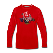 Load image into Gallery viewer, Evil Nun Mutant Chickens Long-Sleeve T-Shirts (Mens) - red
