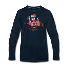 Load image into Gallery viewer, Evil Nun Mutant Chickens Long-Sleeve T-Shirts (Mens) - deep navy
