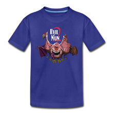 Load image into Gallery viewer, Evil Nun Mutant Chickens T-Shirt - royal blue
