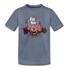 Load image into Gallery viewer, Evil Nun Mutant Chickens T-Shirt - heather blue
