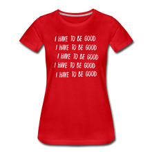 Load image into Gallery viewer, Evil Nun Be Good T-Shirt (Womens) - red
