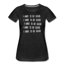 Load image into Gallery viewer, Evil Nun Be Good T-Shirt (Womens) - charcoal gray
