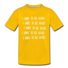 Load image into Gallery viewer, Evil Nun Be Good T-Shirt - sun yellow
