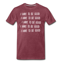 Load image into Gallery viewer, Evil Nun Be Good T-Shirt (Mens) - heather burgundy
