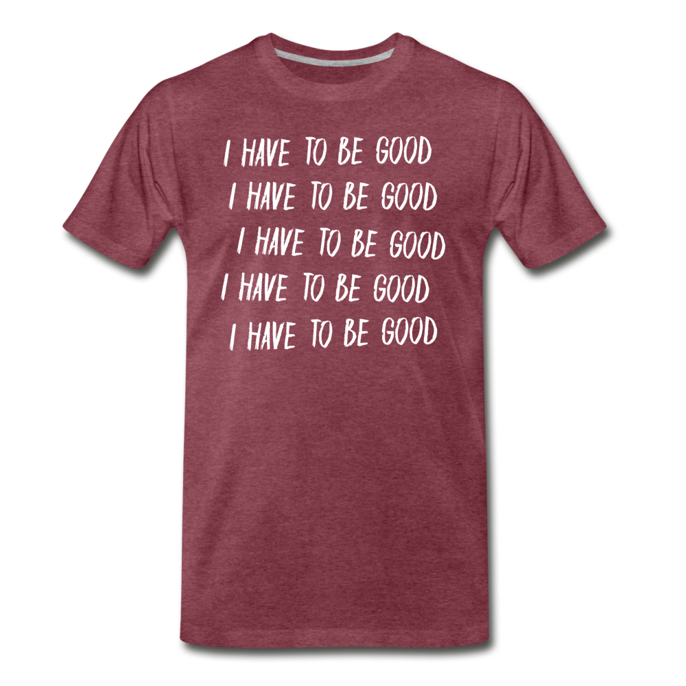 Evil Nun Be Good T-Shirt (Mens) - heather burgundy