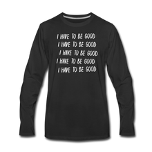 Load image into Gallery viewer, Evil Nun Be Good Long-Sleeve T-Shirt (Mens) - black
