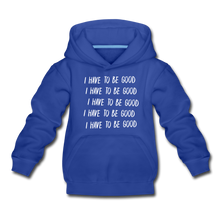 Load image into Gallery viewer, Evil Nun Be Good Hoodie - royal blue
