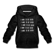 Load image into Gallery viewer, Evil Nun Be Good Hoodie - charcoal gray
