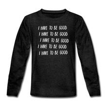 Load image into Gallery viewer, Evil Nun Be Good Long-Sleeve T-Shirt - charcoal gray
