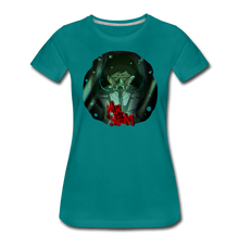 Load image into Gallery viewer, Mr. Meat Amelia T-Shirt (Womens) - teal

