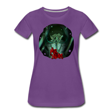 Load image into Gallery viewer, Mr. Meat Amelia T-Shirt (Womens) - purple
