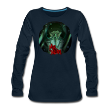 Load image into Gallery viewer, Mr. Meat Amelia Long-Sleeve T-Shirt (Womens) - deep navy

