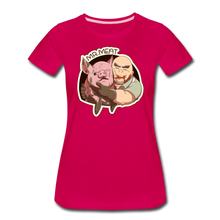 Load image into Gallery viewer, Mr. Meat Buddies T-Shirt (Womens) - dark pink
