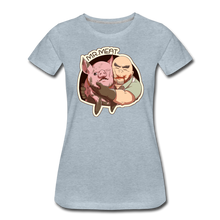 Load image into Gallery viewer, Mr. Meat Buddies T-Shirt (Womens) - heather ice blue
